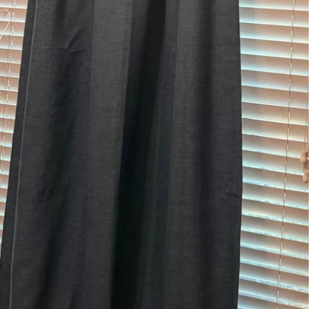 West Elm 48W x 108L TEAL 100% Polyester BLACKOUT Drapes. Set of 2